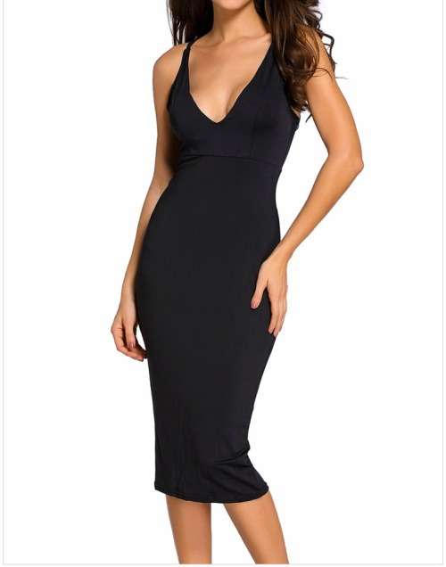 SEXY BLACK DRESS IN SIZE M,L