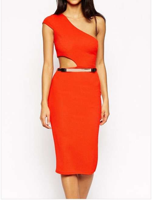 Classic Red Fashion Dress