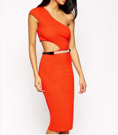 Classic Red Fashion Dress