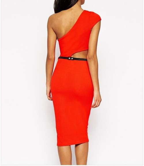 Classic Red Fashion Dress