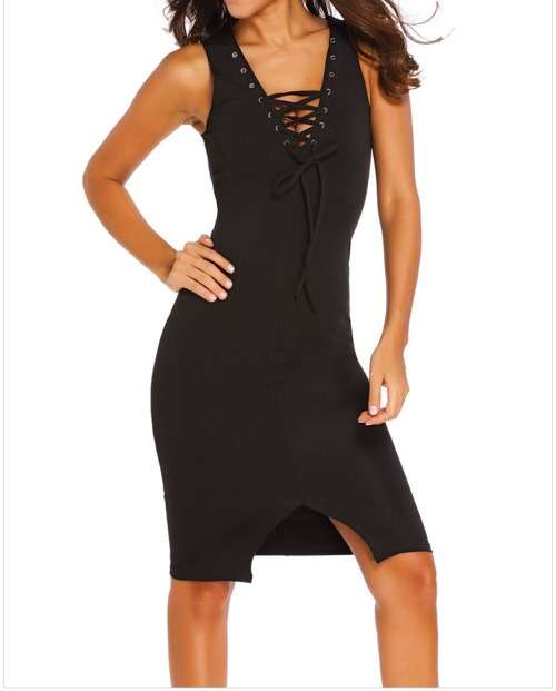 SEXY BLACK DRESS IN SIZE M,L