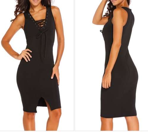 SEXY BLACK DRESS IN SIZE M,L