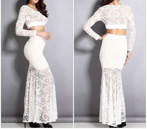 Sexy two piece dress in size 32-34