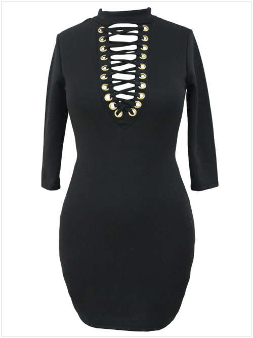 SEXY BLACK DRESS/ PARTY DRESS IN SIZE M