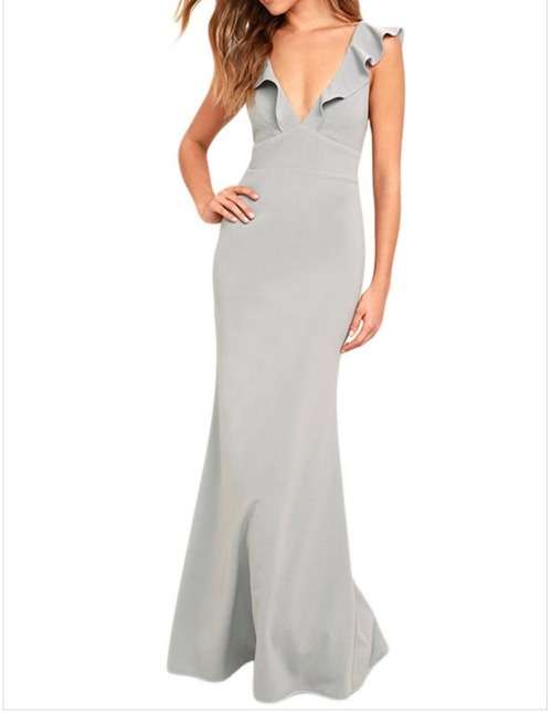 Beautiful Gray Occasion Dress in M