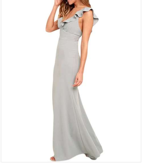 Beautiful Gray Occasion Dress in M