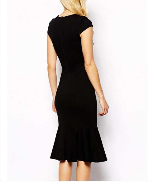Short sleeves Black Dress in size 34
