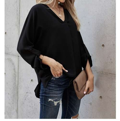 Fashionable Black top in size S to L