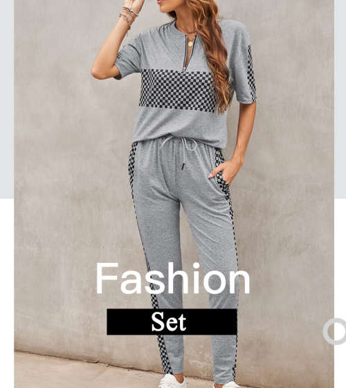 Gray Summer Tracksuits
