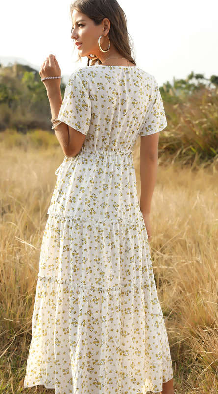 White Maxi Summer Dress in size XL