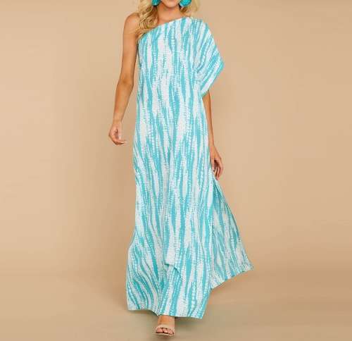 Sexy One Shoulder Summer Dress in size S to  L