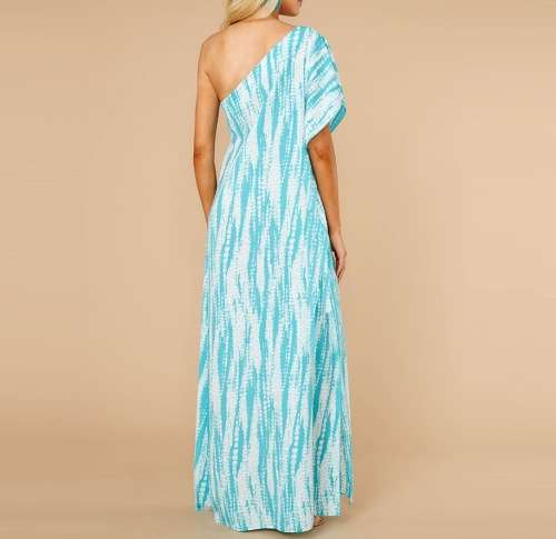 Sexy One Shoulder Summer Dress in size S to  L