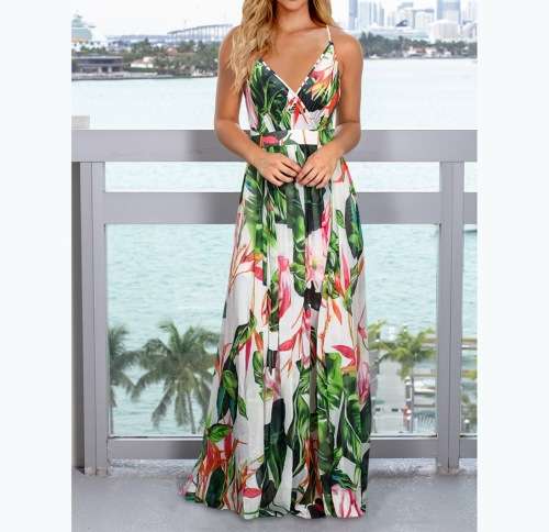 Floral Print Summer Dress  in size S to XL
