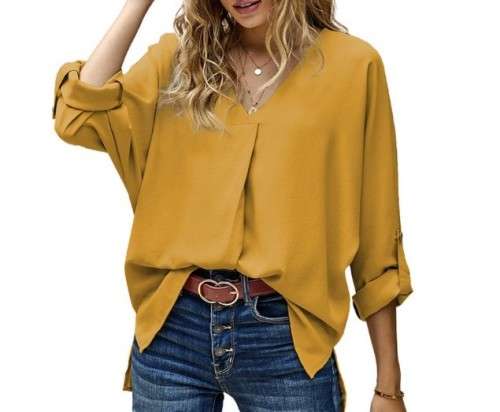 Fashionable white top in size S to XL
