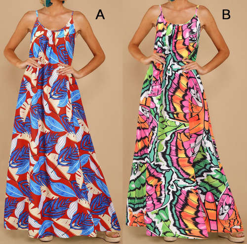 FASHIONABLE DRESS/ Summer dress in size S to XL