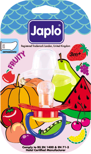 !!! CLEARANCE !!! Japlo Specialist Pacifier- FRUIT THEMES