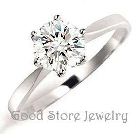 CRAZY Valentine Sales! STUNNING ENGAGEMENT RING IN 18K WHITE GOLD PLATED***SIZE 6,7,8