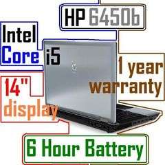 late entry--{HP 6450b} {Core i5} {3 G HSDPA} {14" display} {320 GB HDD} {Fingerprint} WD774EA