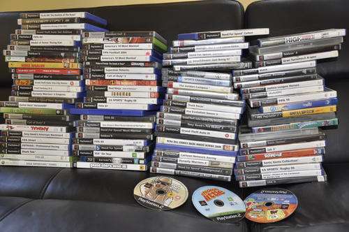 playstation covers and 3x loose games