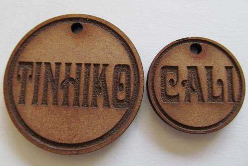 PET TAGS WITH FREE ENGRAVING