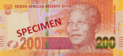 Mandela R 200 bank note "AA" Prefix