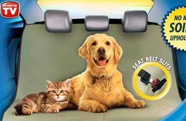 Back seat cover for pets,  The Petzoom Loungee