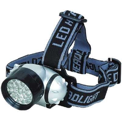 LED Head lamp, Great outdoors when you need your hands or working in the garage¿