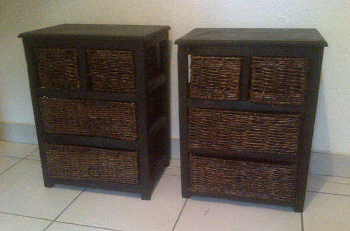 Bedside Pedestal Pair
