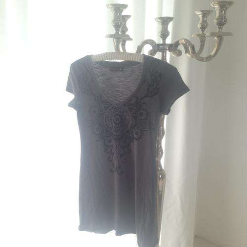 Ladies Celtic Print Long Shirt XS