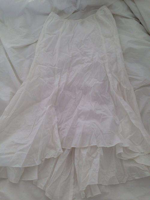 White Cotton Skirt Size 6