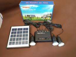 8W Solar DC Lighting Kit