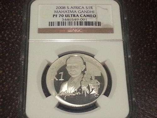 2008 S1R - Mahatma Ghandi - PF70 Ultra Cameo
