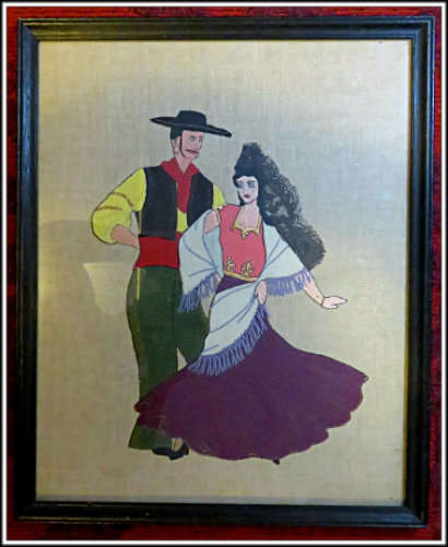 Spanish Picture Needle work : Stunning - See photo