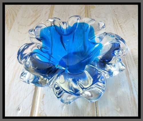 Spectacular Murano Glass Ashtray - Stunning Condition