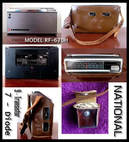 National Vintage Radio in Good Working Order : See Photos - Collectable : So well looked after.