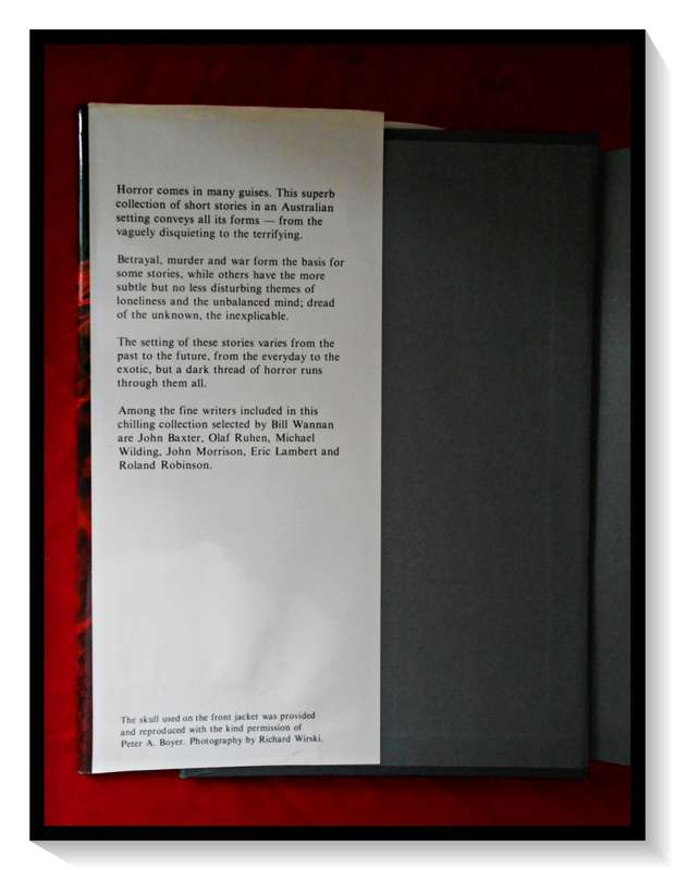 Australian Horror Stories Selected by Bill Wannan - Curry O`Neil Ross :Ltd 1983 Large Hardcover VG+