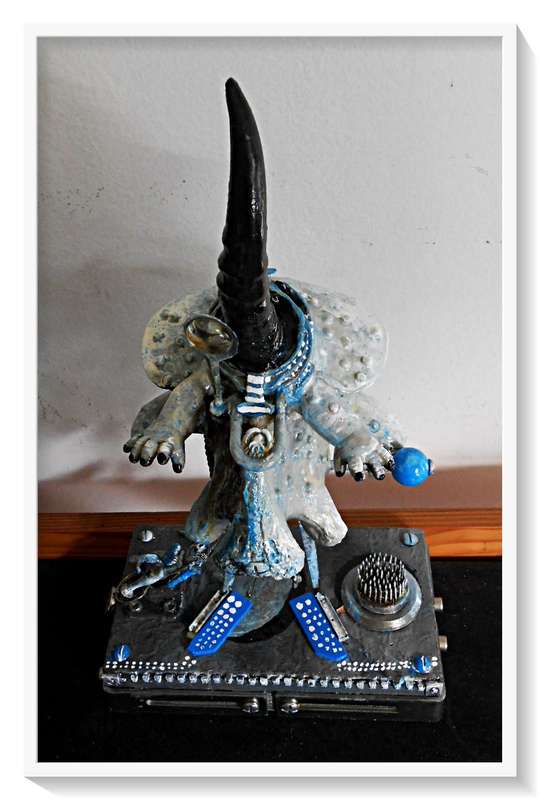 DEADLY DECORUM: Grimaster Figure(s): The 9th Wave Conductor - Original Sculpture (For Display Unit)