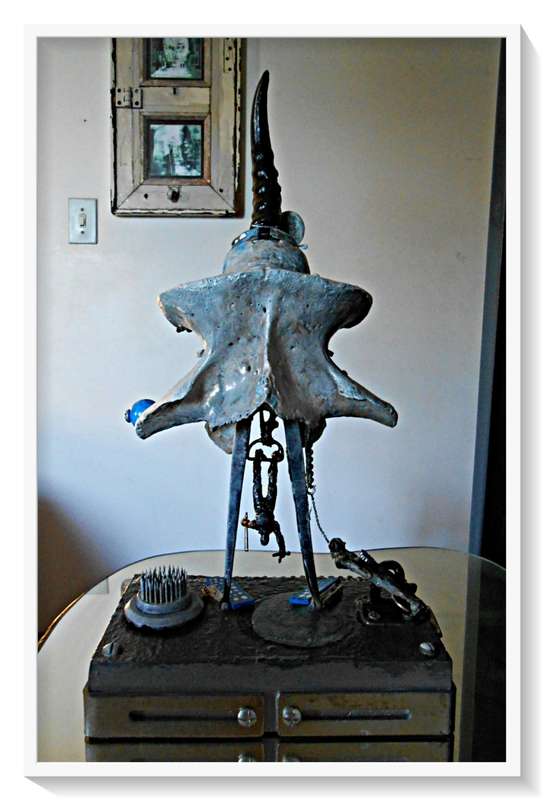 DEADLY DECORUM: Grimaster Figure(s): The 9th Wave Conductor - Original Sculpture (For Display Unit)