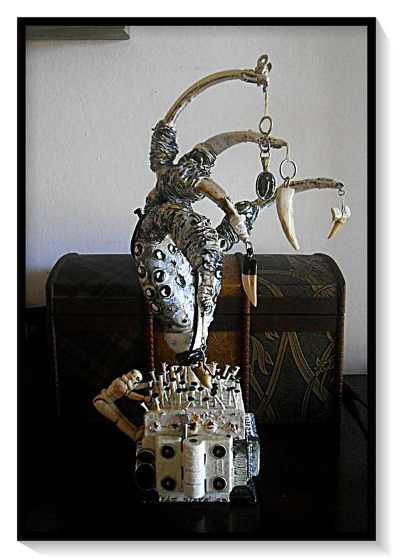 DEADLY DECORUM : Puppet Master (Cretoy) by Surrealist Pioneer Ras Steyn [MFA]