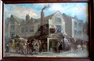 The Hand & Shears ; SMITHFIED - Appears English in Theme - Framed wit Glass