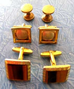 Three Sets of Vintage Cufflinks in Exquisite Condition - A Treat for any Classical Man*