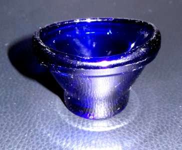 A Deep Prussian Blue Glass Eye-Bath - The item is in Excellent Condition - See image***