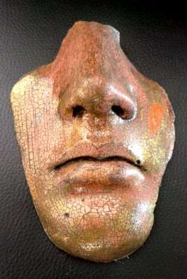 Portrait by ELSDON EWBANK - Strong Binding Agent (Cement-like) Metalic Cracklature Effect***