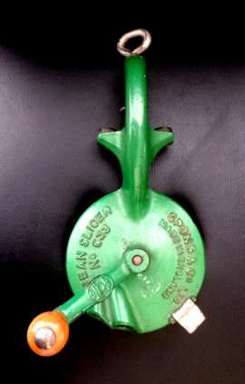 Very Heavy Solid Metal Bean Slicer - No;633 - SPRONG & CO. - Made in England***
