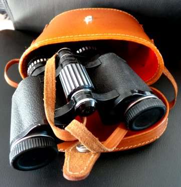 A Good 2nd Hand pair of Binoculars - 8 X 30 HALING - With Leather Pouch Priced to go***