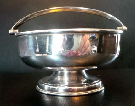 Silver Bowl [EPNS] Roughly 100mm in Diameter*
