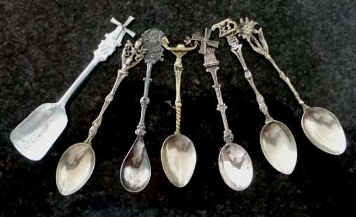 A Diverse Set of Collectible Teaspoons - 7x in Total*