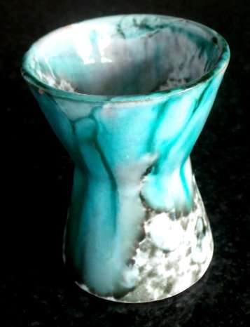 A Beautifully Glazed Miniature Vase - A Pretty Unique Bit of Italian Ceramic Design*