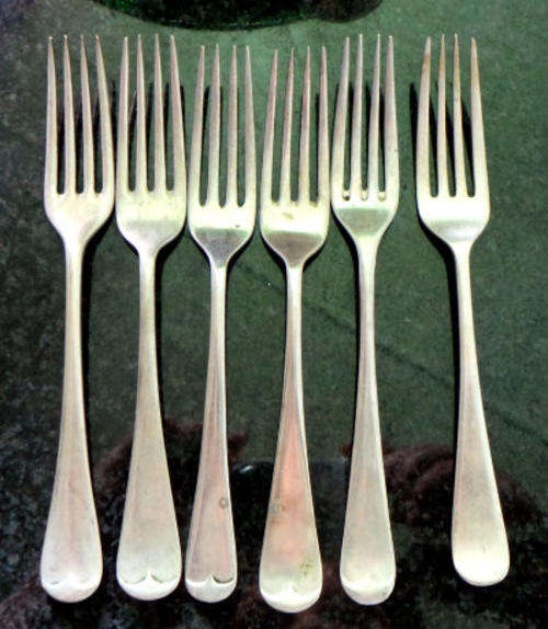 Six EPNS Dinner Forks for Sale - See image for Detailed View***