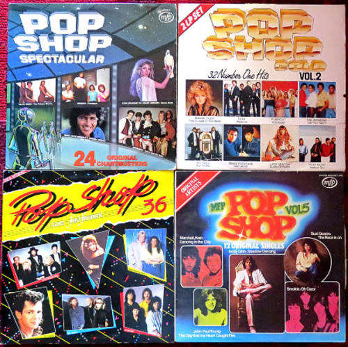 FOUR 1980 POP SHOP MUSIC LP's***